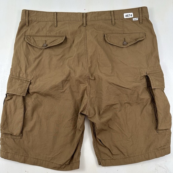 Levi's Other - Levi's Ripstop Cargo Shorts Mens 40x10 Brown Khaki Military Skater White‎ Tab